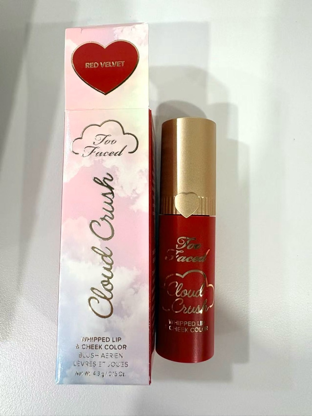 Too Faced Cloud Crush Whipped Lip & Cheek Color - Red Velvet